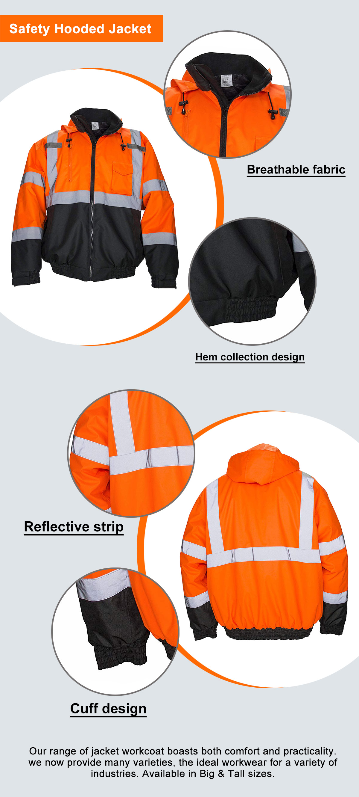 Safety Hooded Jacket