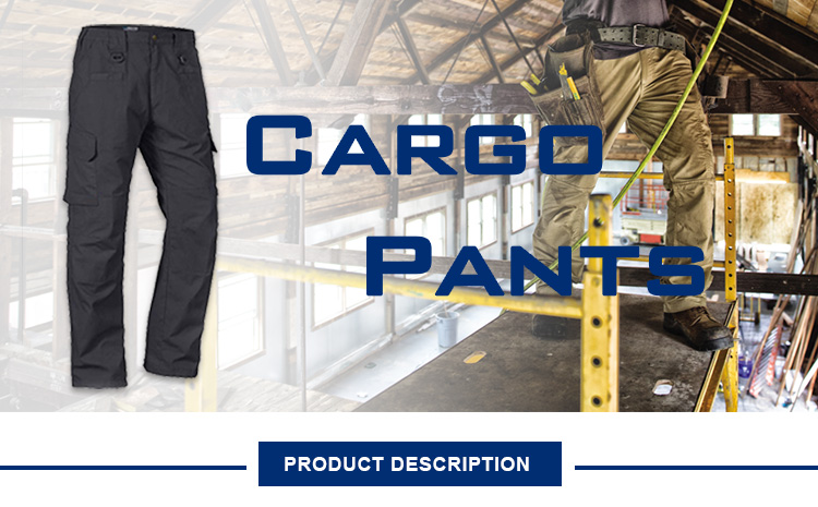 Men Cargo Trousers Working Pants