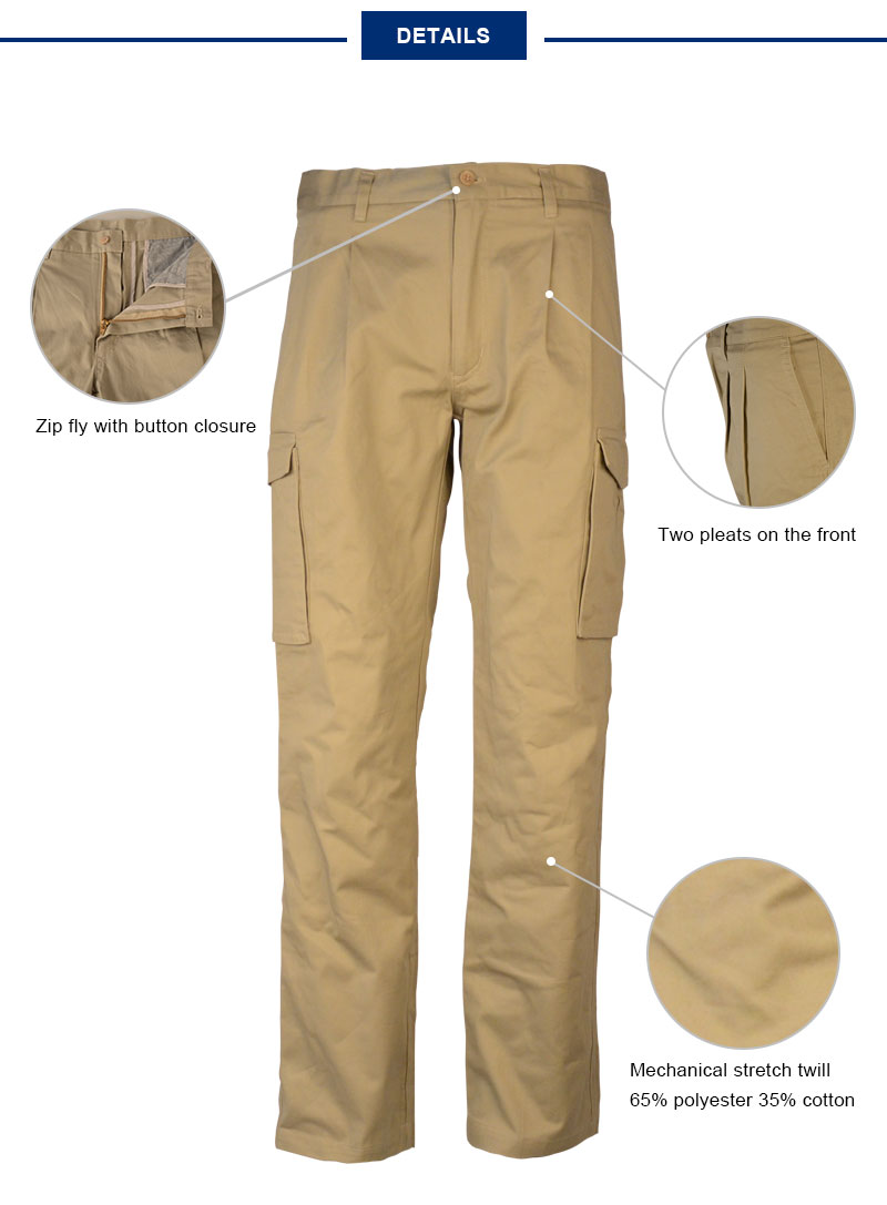 Men's Straight Cargo Workwear Pants