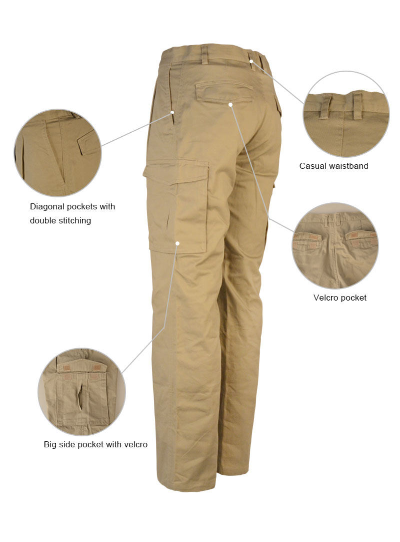 Men's Straight Cargo Workwear Pants