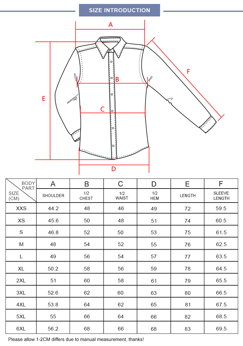 Men Long Sleeve Dress Work Shirts