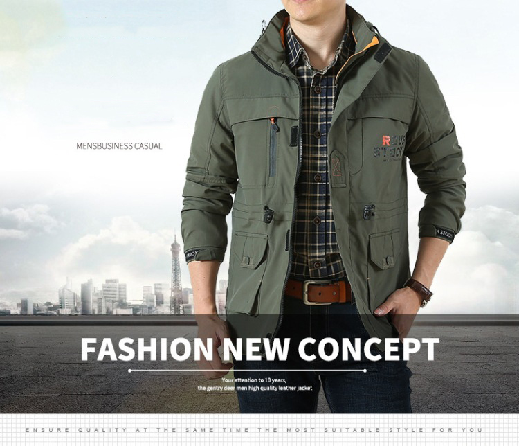 Mens Coats Outdoor Jacket