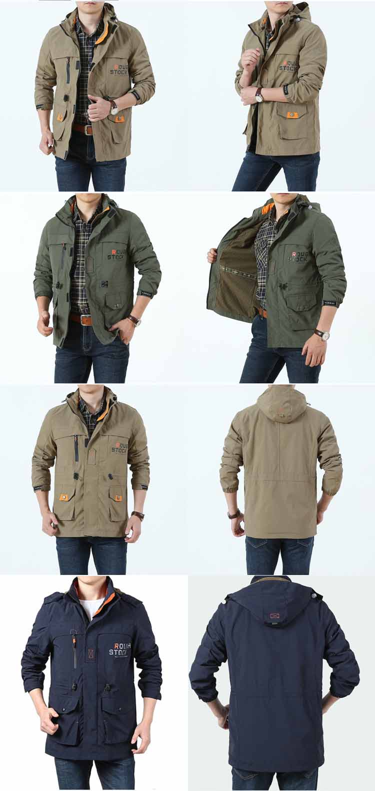 Mens Coats Outdoor Jacket