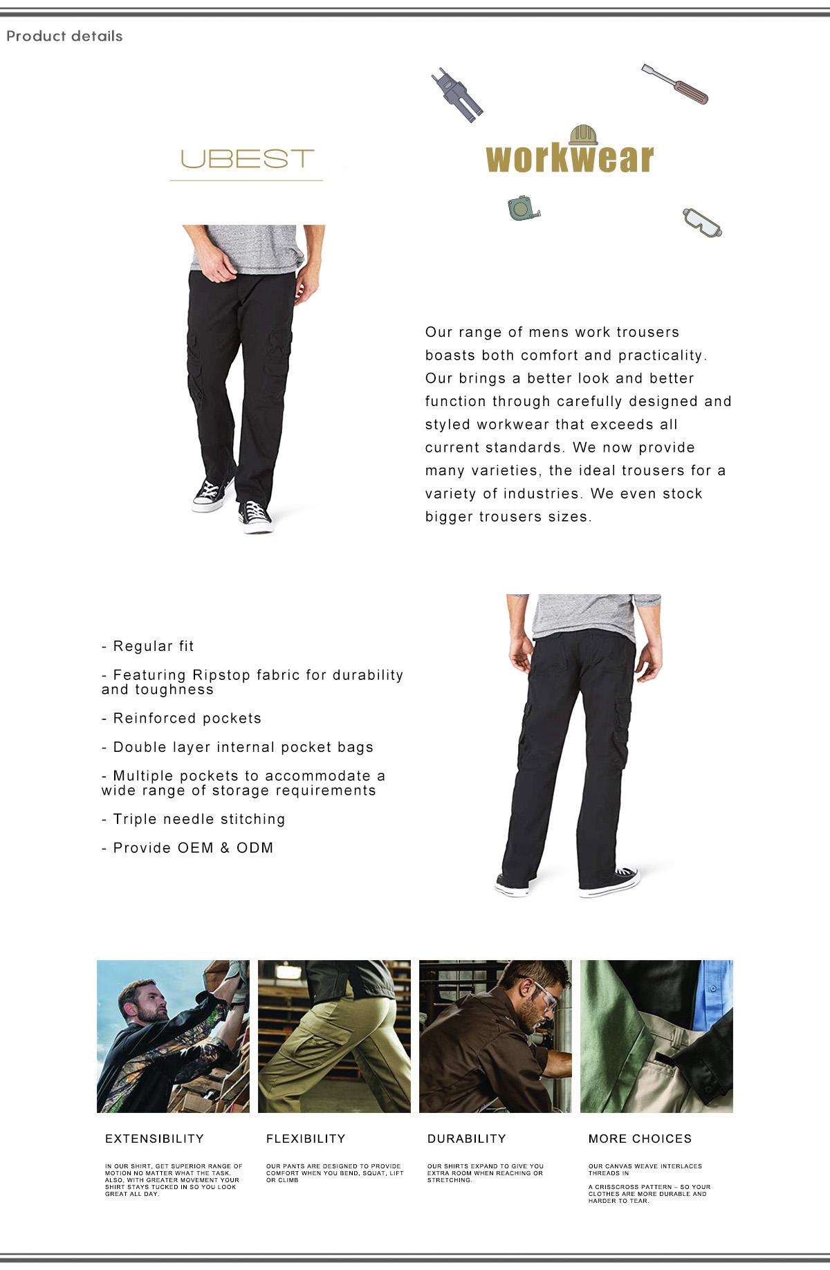 Plus Size Cargo Pants