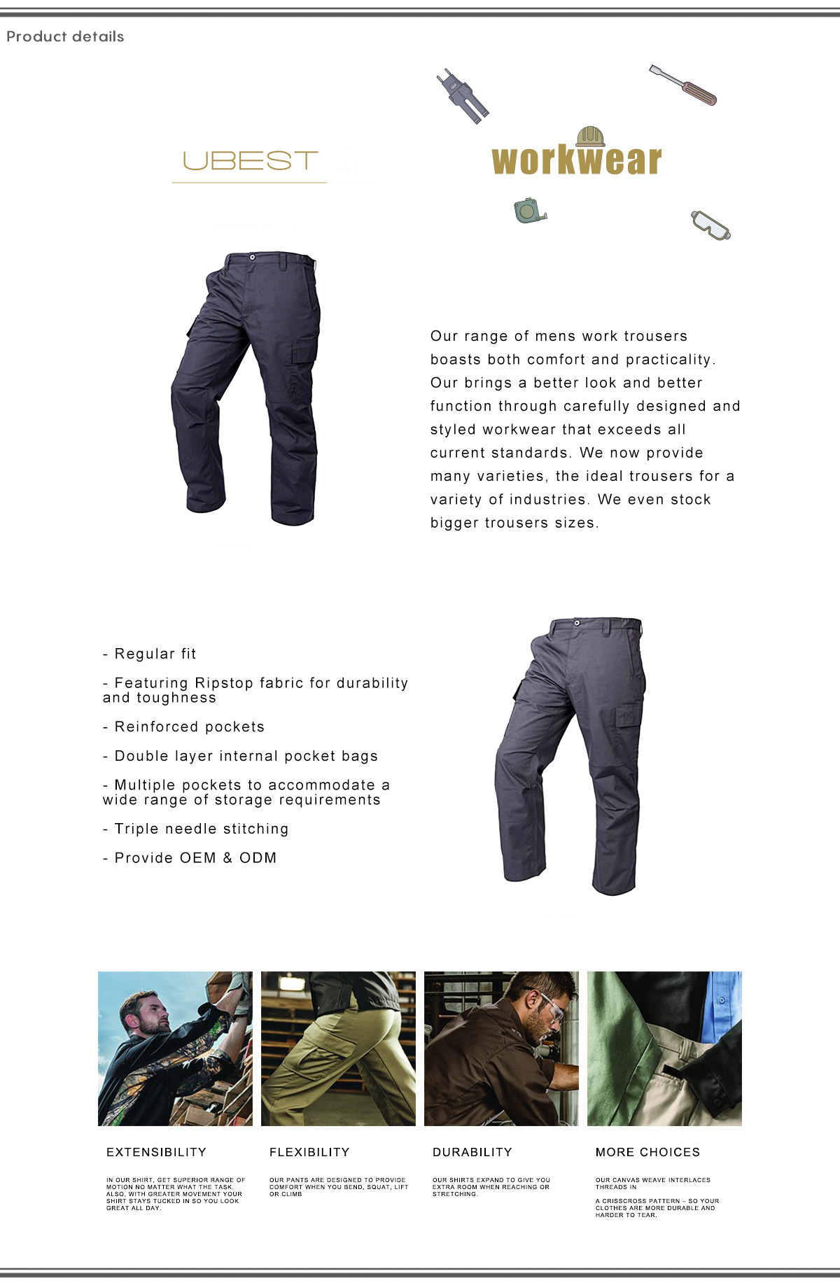 Cheap Navy Cargo Pants