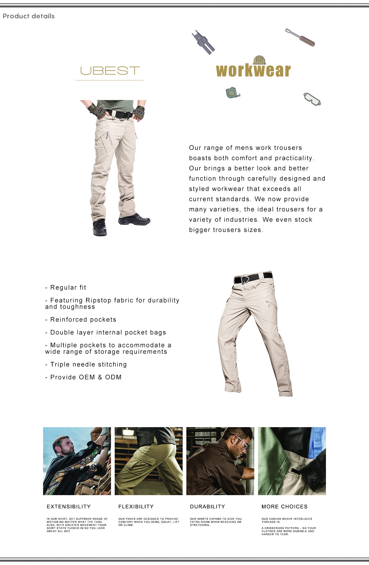 Vintage Cargo Pants Pocket