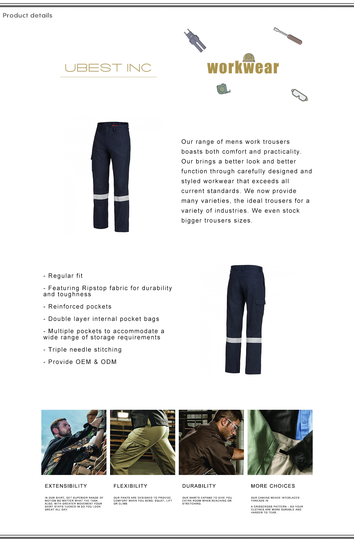 Men Workwear Pants