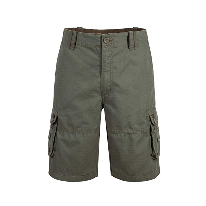 Men Straight Leg Cargo Shorts