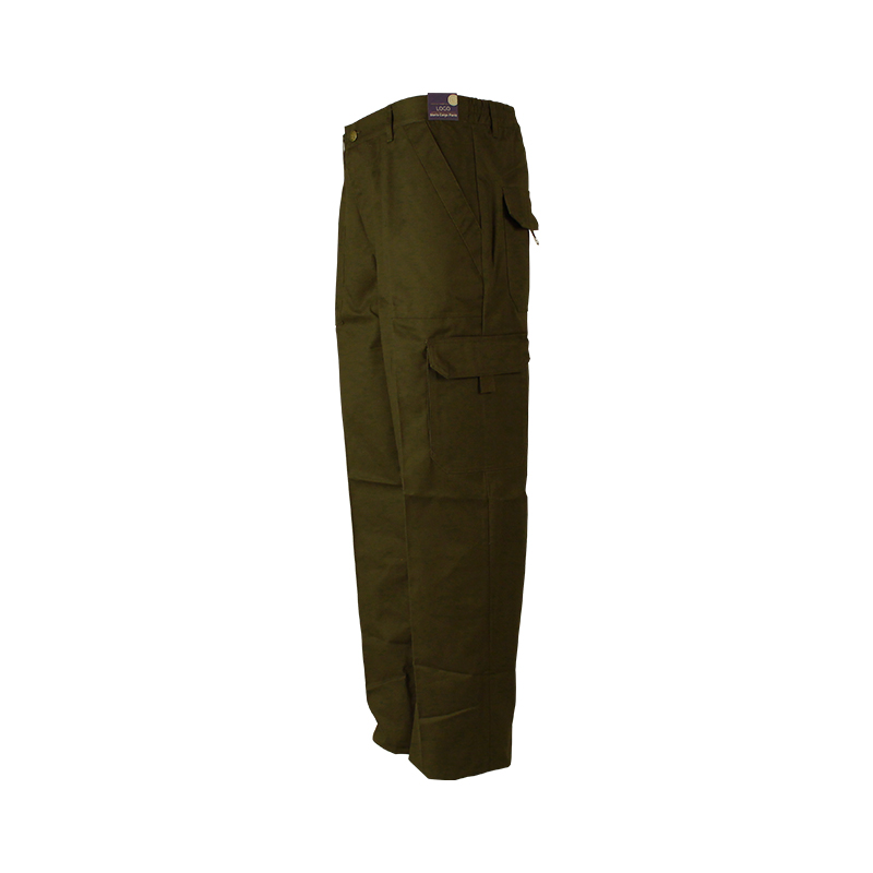 Men Canvas Fabric Workwear Pants