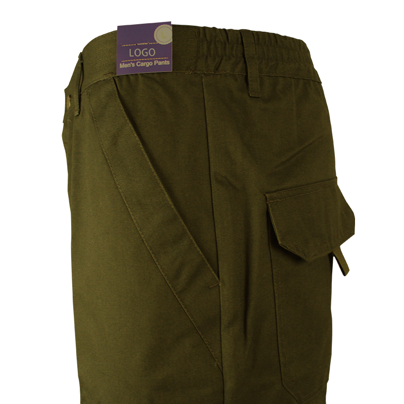 Men Canvas Fabric Workwear Pants