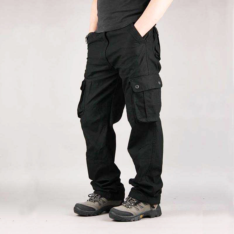 Men's Black Cargo Pants