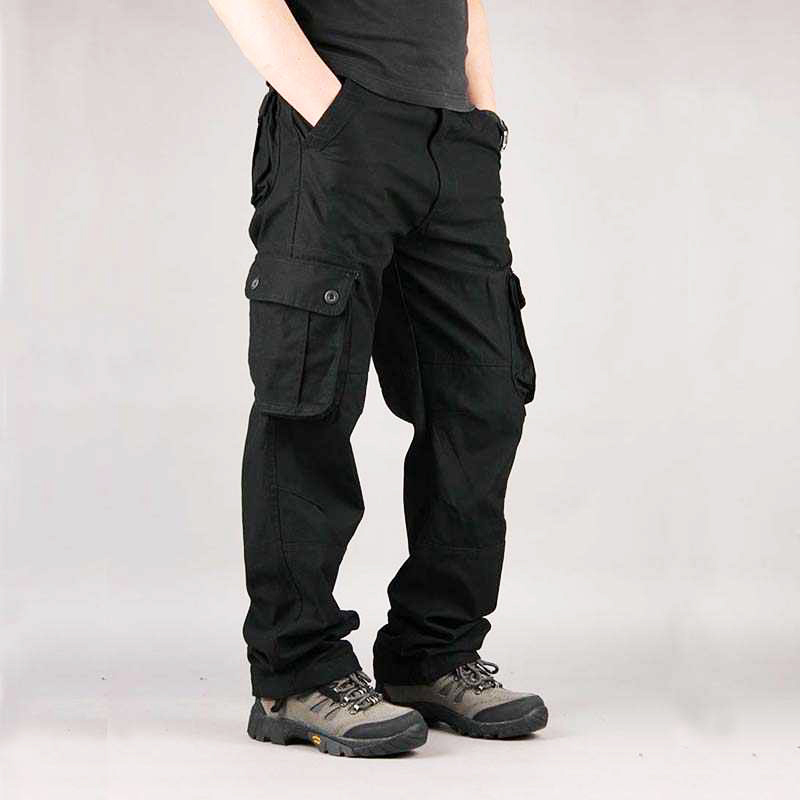 Men's Black Cargo Pants