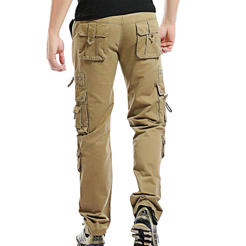 Men's Grey Cargo Trousers