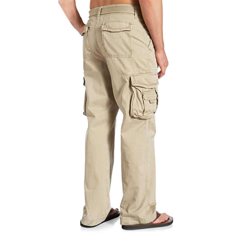 Beige Cargo Pants