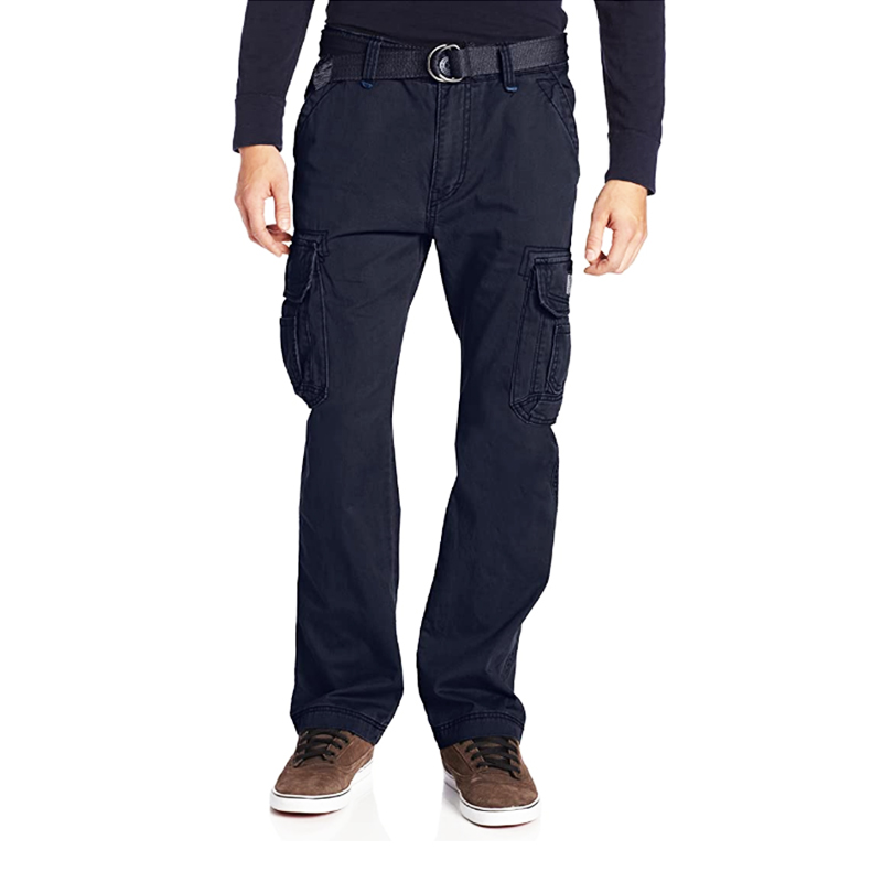 Men Black Cargo Pants