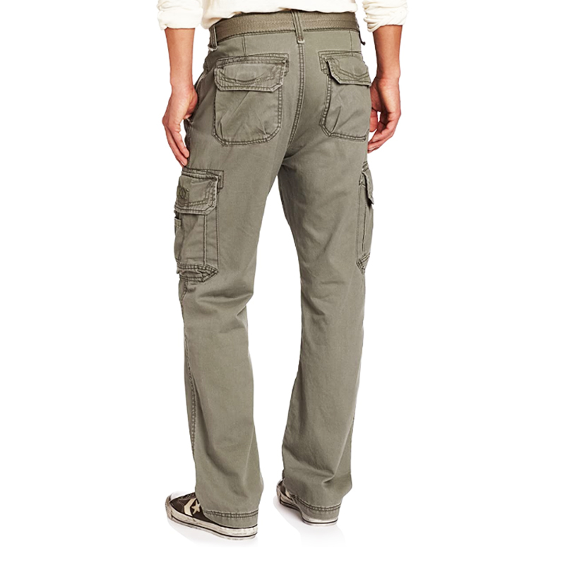 Men Black Cargo Pants