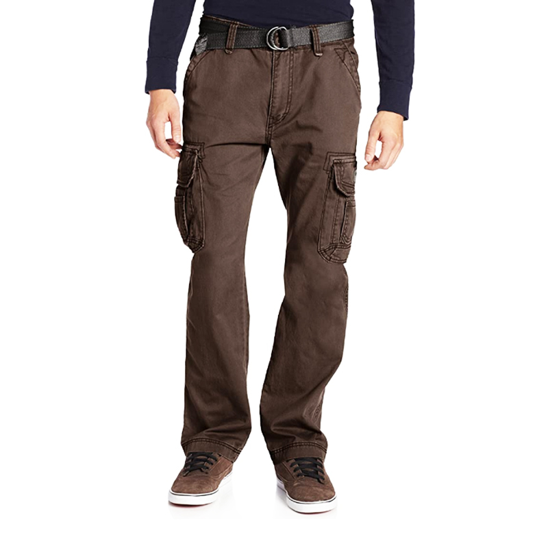 Men Black Cargo Pants